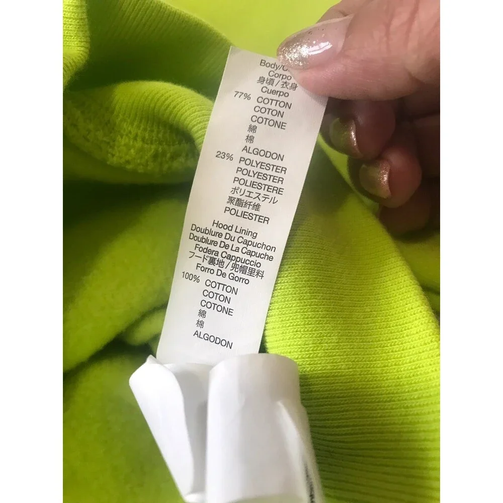 Gap kids lime hoodie full zipper long sleeve size XL Kids athletic academia